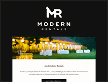 Tablet Screenshot of modernrentals.ca